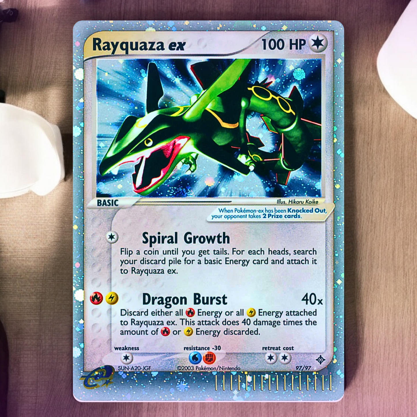 Tapete inspirado en cartas coleccionables