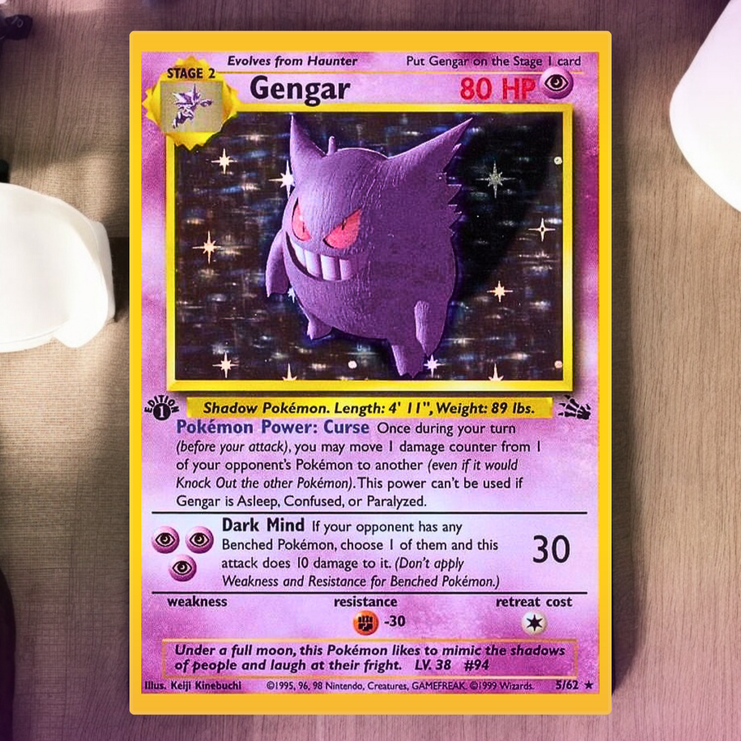 Tapete inspirado en cartas coleccionables