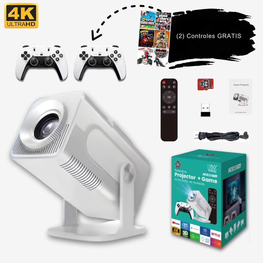 PlayRetro®  Proyector con Juegos PRO 2.0